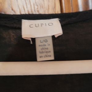 Cupio, L,exc cond, light sweater, black
